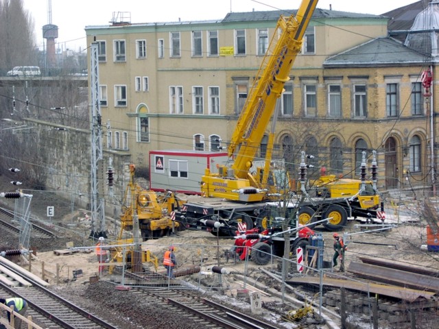 Spundwandarbeiten Block 8